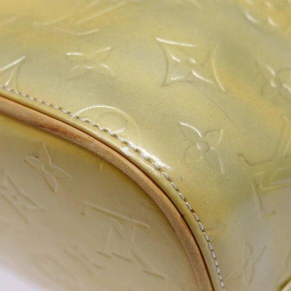 LOUIS VUITTON Monogram Vernis Houston Hand Bag Gris M91053 LV Auth tb1165 - Picture 5 of 16